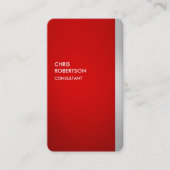 Rond hoekrood grijs verticaal Visitekaartje (Voorkant)