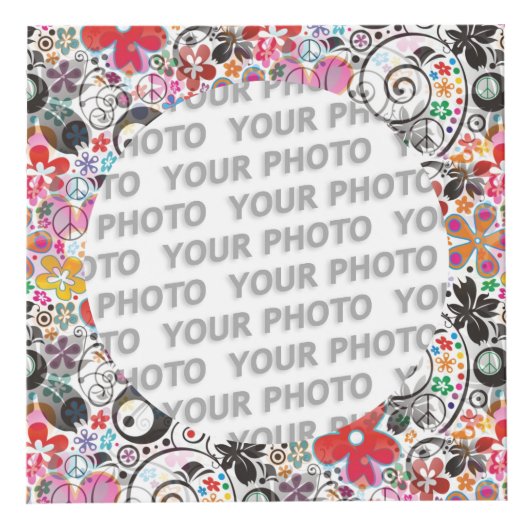 Rond in vierkant Lijst 2 + je foto (Rechts)