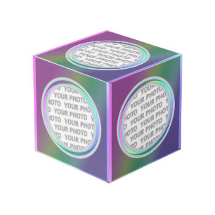 Rond in vierkant Lijst contour 03 + uw foto