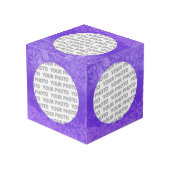 Rond in vierkant Lijst, spaar 3 + je foto Kubus (Achter hoekig)