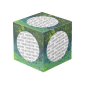 Rond in vierkant Lijst splaatstet 5 + je foto (Voorkant hoekig)