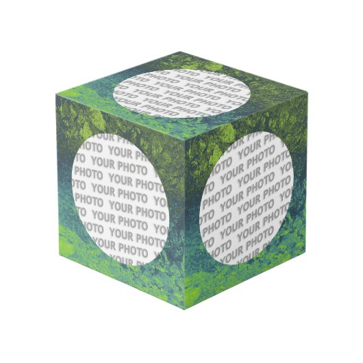 Rond in vierkant Lijst splaatstet 5 + je foto (Voorkant hoekig)