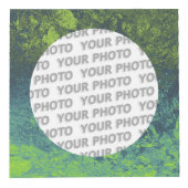 Rond in vierkant Lijst splaatstet 5 + je foto (Voorkant)