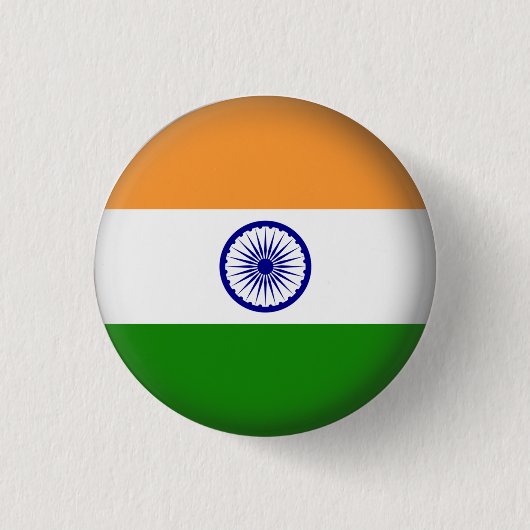 Rond India Ronde Button 3,2 Cm (Voorkant)