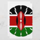 Rond Keniaans motief: een nationaal symbool Briefpapier (Voorkant / Achterkant)