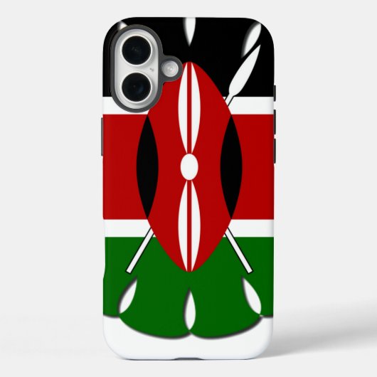 Rond Keniaans motief: een nationaal symbool Case-Mate iPhone Case (Achterkant)