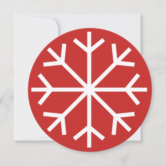 Rond Kerst Vakantie corporate kantoor party Kaart (Voorkant)