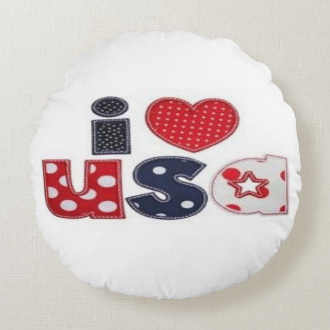 Rond Kussen. Kussen (Voorkant)