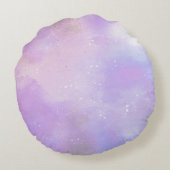 Rond Kussen met Regenboog en Eenhornontwerp (Achterkant)