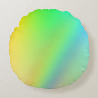 Rond Kussen - Regenboog ontwerp