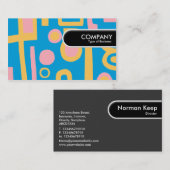 Rond Label - Abstract 170914 (Voorkant / Achterkant)