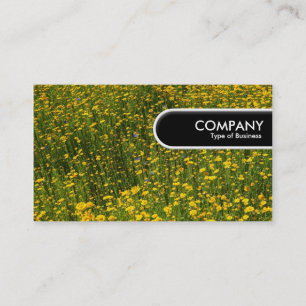 Rond Label - Bed of Yellow Daisies