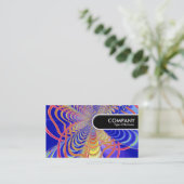 Rond Label - Fractal Abstract 061012d (Staand voorkant)