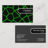 Rond Label - GoGiraffe Green 009900 (Voorkant / Achterkant)