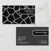 Rond Label - GoGiraffe Grey 999999 (Voorkant / Achterkant)