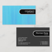 Rond Label rand - Blauw gekleurde textuur (Voorkant / Achterkant)