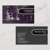 Rond Label rand - Bossen (Paarse tonijn) (Voorkant / Achterkant)