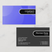 Rond Label rand - Bubble Cloud Blue (Voorkant / Achterkant)