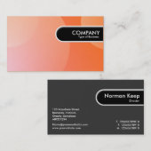 Rond Label rand - Bubble Cloud Oranje (Voorkant / Achterkant)