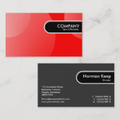 Rond Label rand - Bubble Cloud Red II (Voorkant / Achterkant)