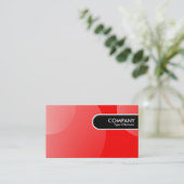 Rond Label rand - Bubble Cloud Red II (Staand voorkant)