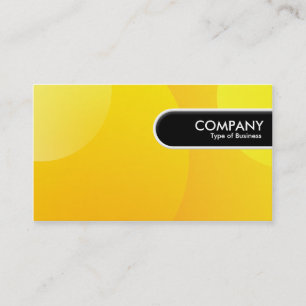 Rond Label rand - Bubble Cloud Yellow