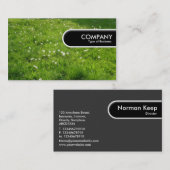 Rond Label rand - Dandelion Meadow 01 (Voorkant / Achterkant)