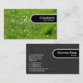 Rond Label rand - Dandelion Meadow 02 (Voorkant / Achterkant)