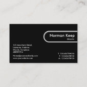 Rond Label rand - Floral B&W (Achterkant)