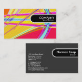 Rond Label rand - Fractal Abstract 061012e (Voorkant / Achterkant)