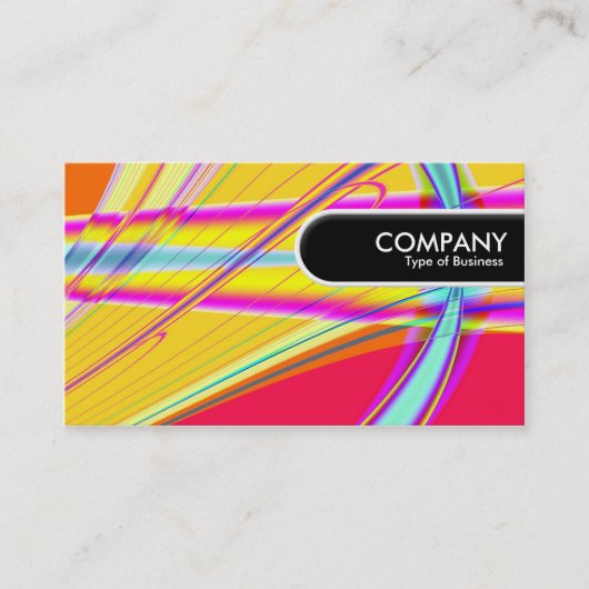 Rond Label rand - Fractal Abstract 061012e (Voorkant)