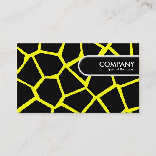 Rond Label rand - Geel FFFF00 GoGiraffe (Voorkant)