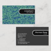 Rond Label rand - Groen blauw mineraal (Voorkant / Achterkant)