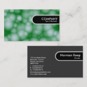 Rond Label rand - Groene belletjes (Voorkant / Achterkant)