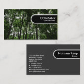 Rond Label rand — Label rand — Woodland Canopy 02 (Voorkant / Achterkant)