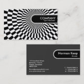 Rond Label rand - Op art 01 (Voorkant / Achterkant)