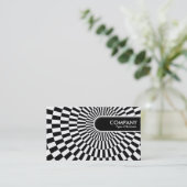 Rond Label rand - Op art 01 (Staand voorkant)