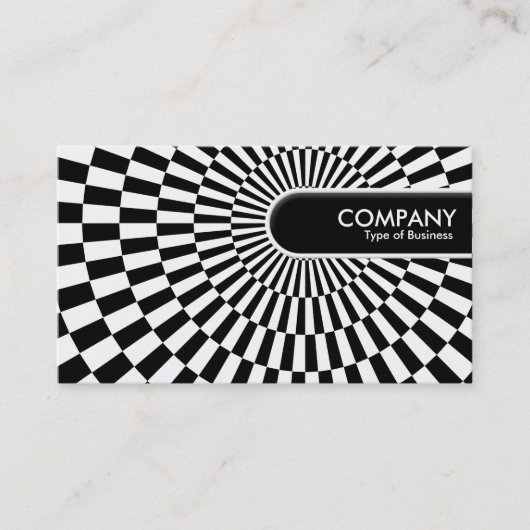 Rond Label rand - Op art 01 (Voorkant)