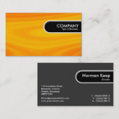 Rond Label rand - Sinaasappel situatie (Voorkant / Achterkant)