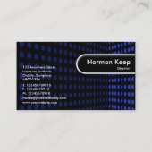 Rond Label rand - Toonhoek - Blauw II (Achterkant)