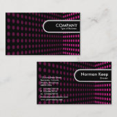 Rond Label rand - Toonhoek - Hot-roze (Voorkant / Achterkant)