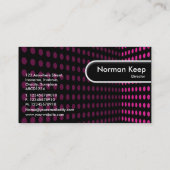 Rond Label rand - Toonhoek - Hot-roze (Achterkant)