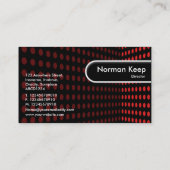 Rond Label rand - Toonhoek - Rood (Achterkant)