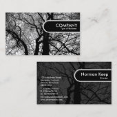 Rond Label rand - Tre met hoog contrast (Voorkant / Achterkant)