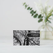 Rond Label rand - Tre met hoog contrast (Staand voorkant)