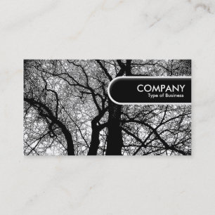 Rond Label rand - Tre met hoog contrast