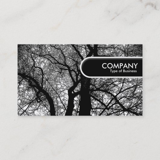 Rond Label rand - Tre met hoog contrast (Voorkant)