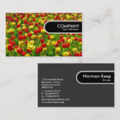 Rond Label rand — Zee Tulpen (Voorkant / Achterkant)