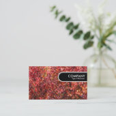Rond Label van de Rand - Autumn Leaves (Staand voorkant)