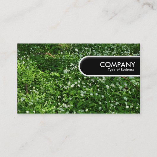 Rond Label van de Rand - Bosland Flowers (Voorkant)